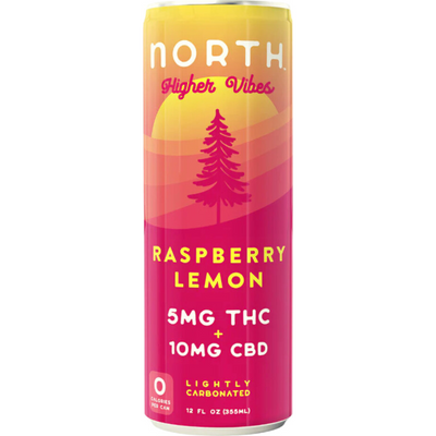 North Higher Vibes 4pk Raspberry Lemon