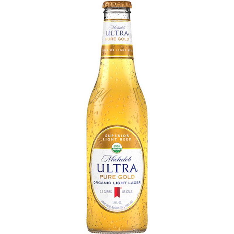 Michelob Ultra Pure Gold 6 Pack 12 oz Bottles
