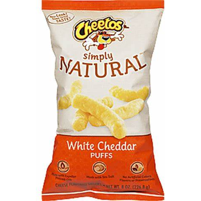 Cheetos Puff Simply White Cheddar 8oz Bag