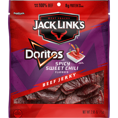 Jack Link's Doritos Spicy Sweet Chili Beef Jerky 2.65oz Bag