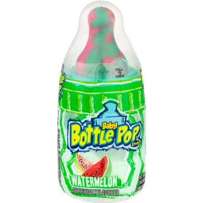 Baby Bottle Pop Candy Watermelon 1.1 oz Bottle
