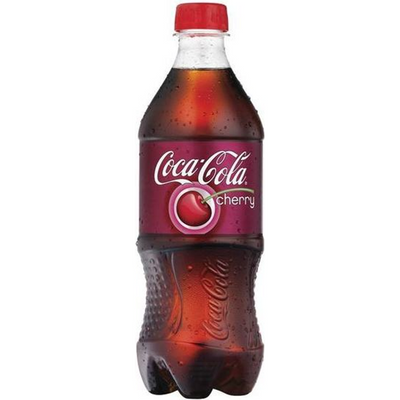 Coca-Cola Soda Cherry 20 oz Bottle
