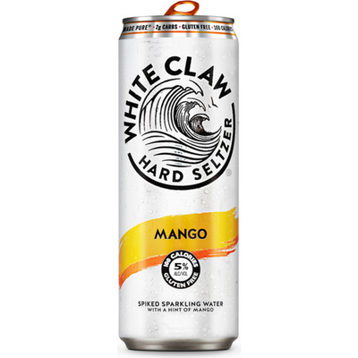 White Claw Hard Seltzer Mango 12 Pack 12oz Cans