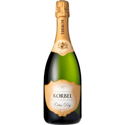 Korbell Extra Dry Champagne Blend Sparkling Wine 750mL