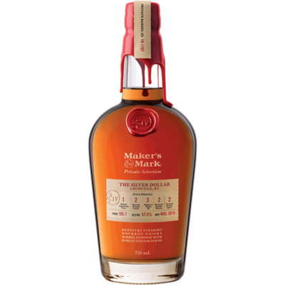 Maker's Mark Private Select Kentucky Bourbon Whisky Barrel Finished with Oak Staves 750mL