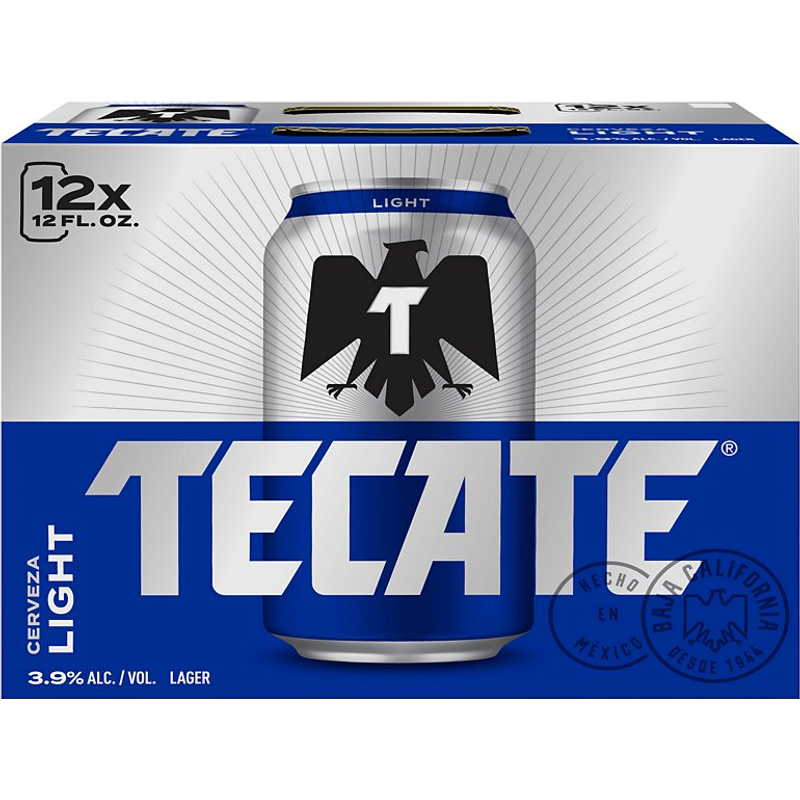 Tecate Light 12 Pack 12 oz Cans