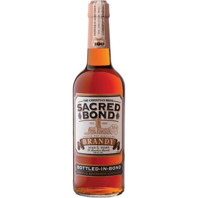 The Christian Bros. Sacred Bond Copper Post Distilled Brandy 4 Year - Bottled-In-Bond 750mL