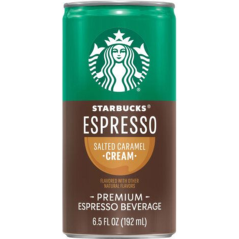 Starbucks Salted Caramel Cream Doubleshot Espresso 6.5oz Can