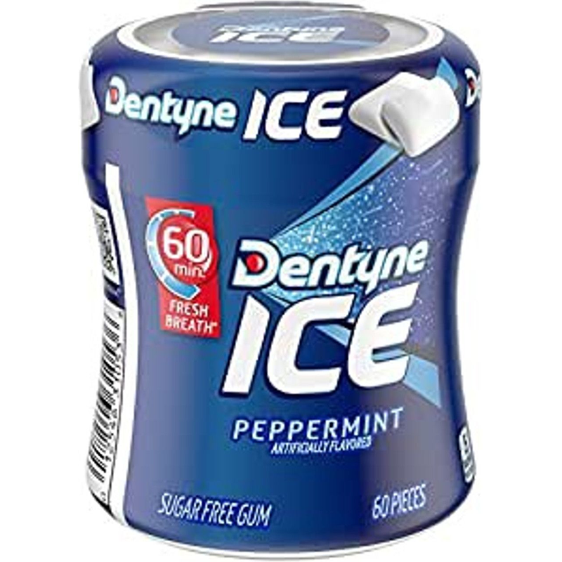 Dentyne Ice Sugar Free Peppermint Gums 60 ct Unit