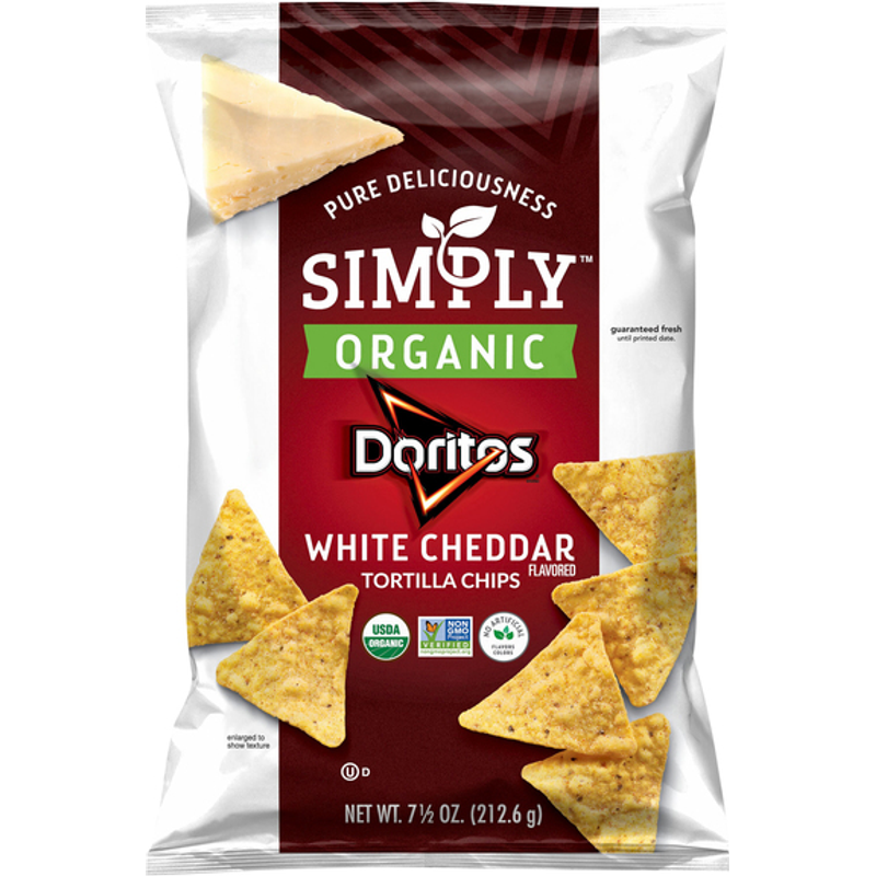 Doritos Simply Organic White Cheddar 7.5oz