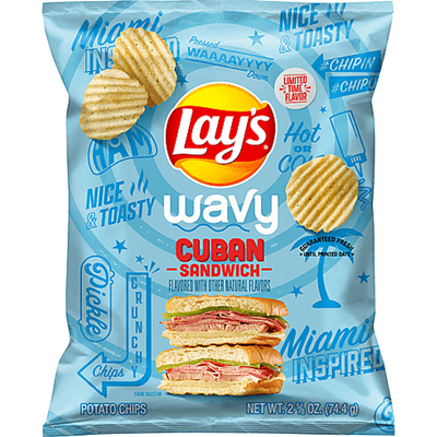 Lays Wavy Cuban Sandwich