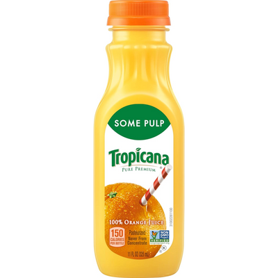 Tropicana Oj 11oz 325ml Some Pulp