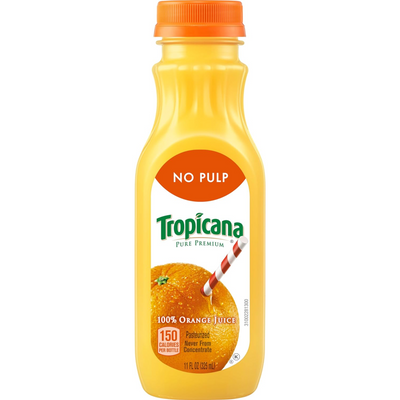 Tropicana Oj 11oz 325ml No Pulp