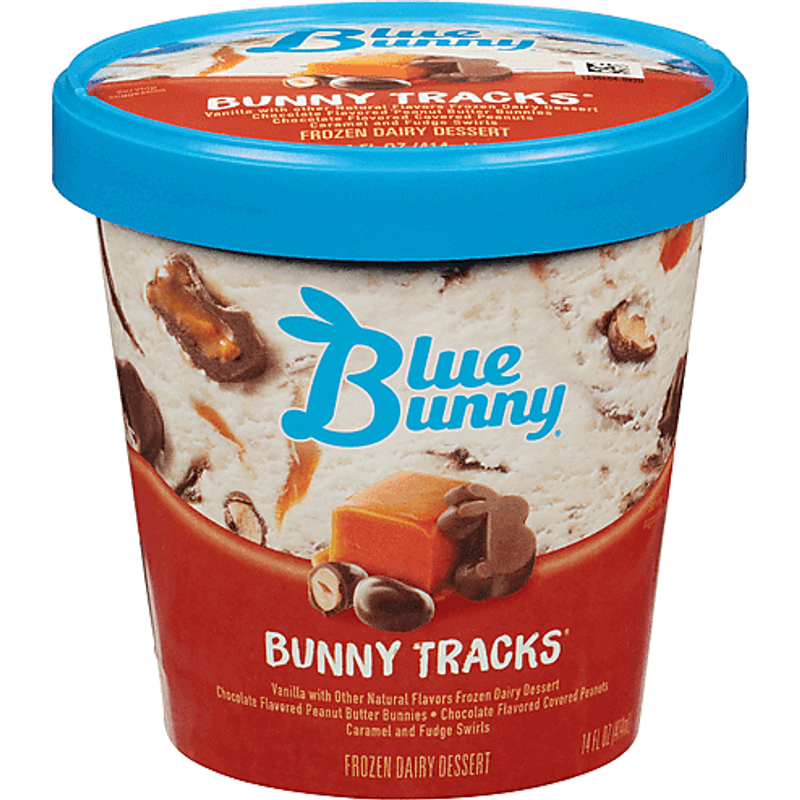 Blue Bunny Bunny Tracks Pint 1 4oz