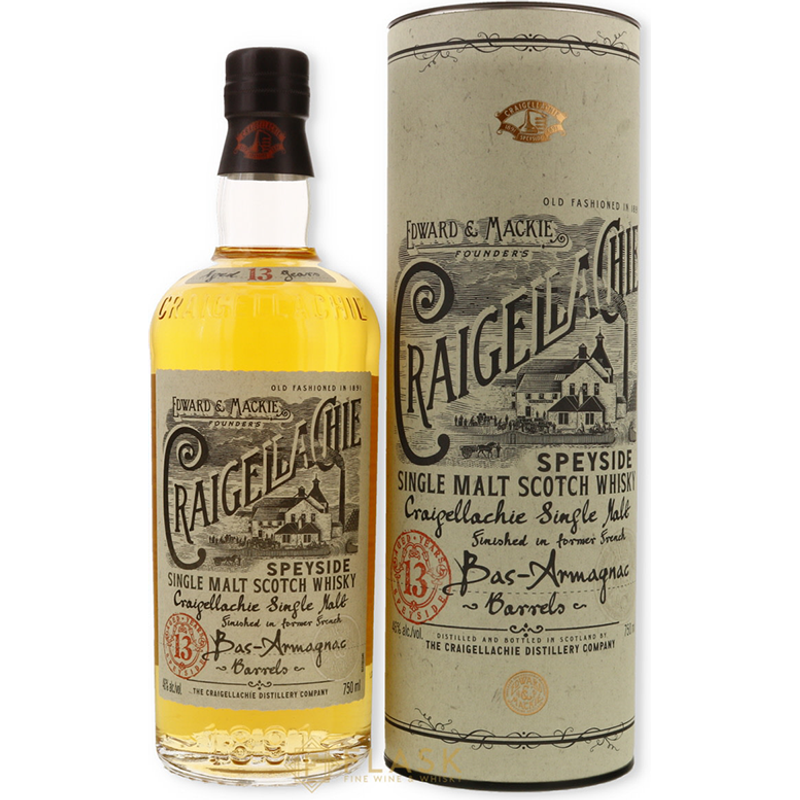 Craigellachie 13 Year Old Bas Armagnac Cask Finish Single Malt Scotch 750ml Bottle