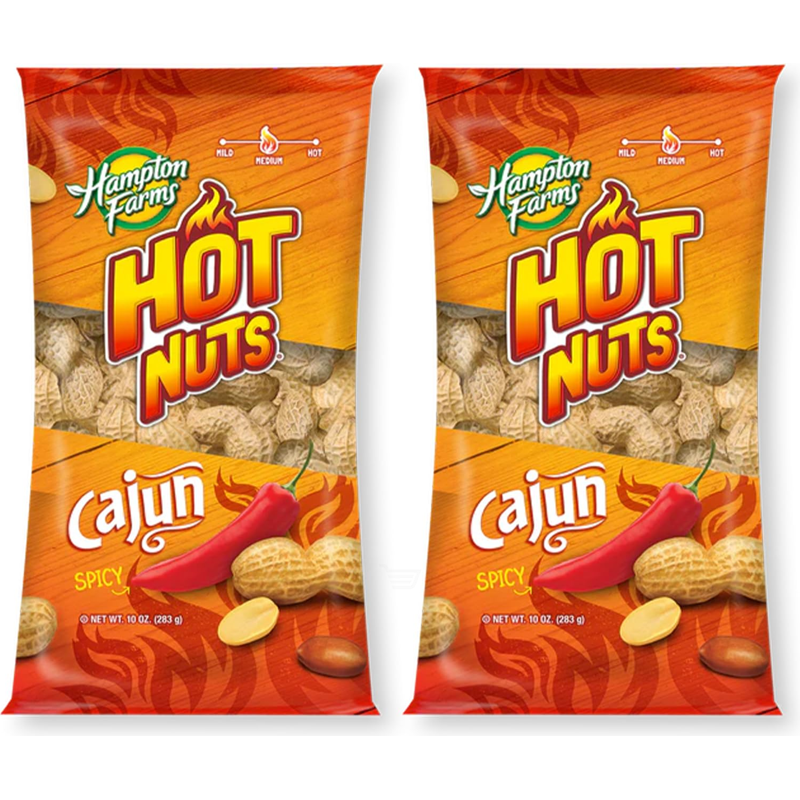 Hampton Farms Cajun Peanuts 10oz