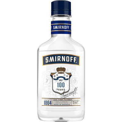 Smirnoff 100 Proof Triple Distilled Vodka 200ml Bottle