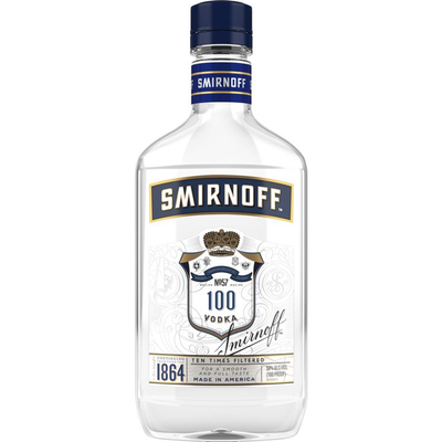 Smirnoff No. 57 100 Proof Ten Times Filtered Vodka 375ml Bottle