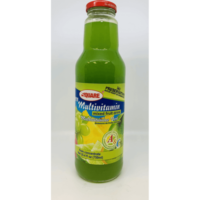 Square Green Multivitamin Mixed Fruit Drink 750ml