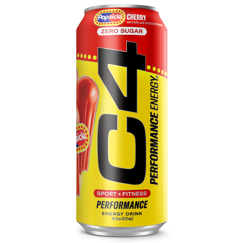 C4 Performance Energy Zero Sugar Cherry Popsicle Energy Drink