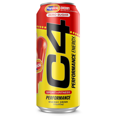 C4 Performance Energy Zero Sugar Cherry Popsicle Energy Drink
