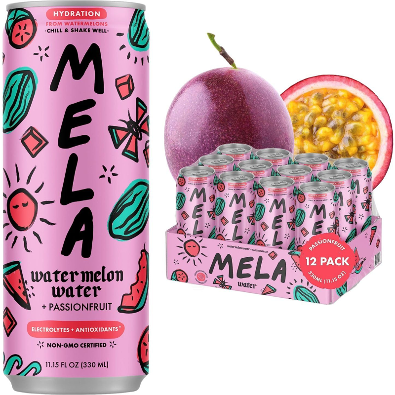 Mela Watermelon Water 16.9OZ Passionfruit