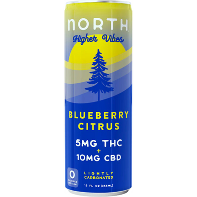 North Higher Vibes 4pk Blueberry Citrus