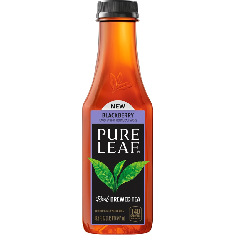 Pure Leaf Blackberry Real Brewed Tea 18.5oz Bottle