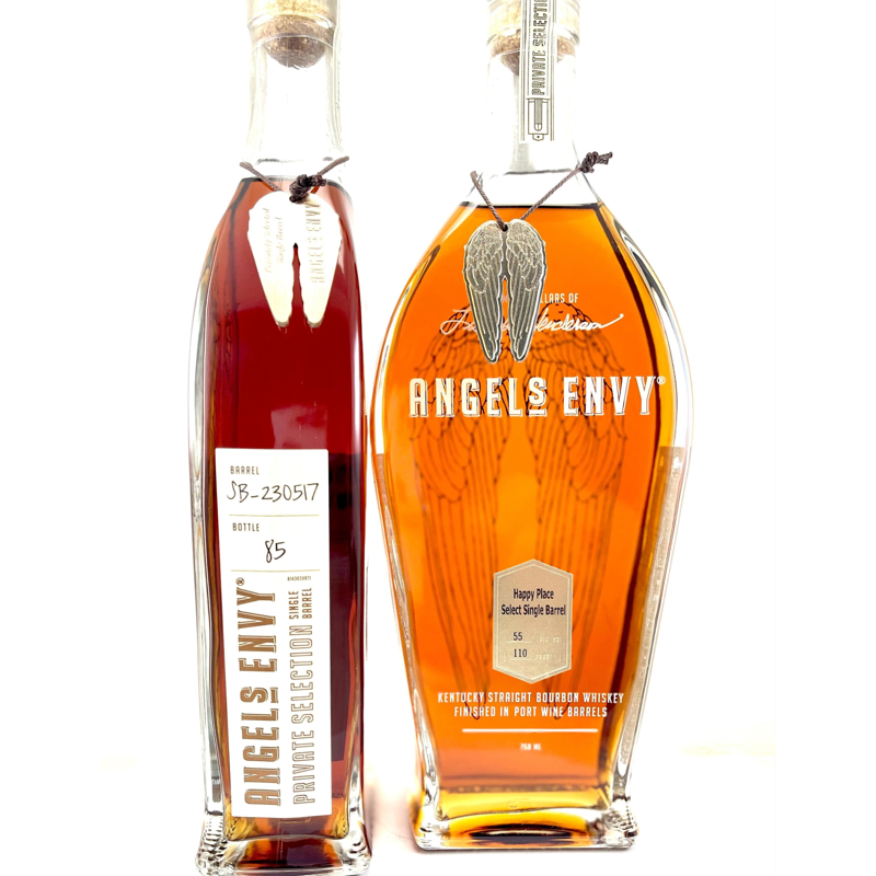Happy Place Barrel Select Single Barrel Kentucky Straight Bourbon Whiskey Finished In Port Wine Barrels