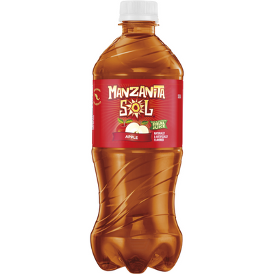 Manzanita Sol Apple Soda 20 oz Bottle