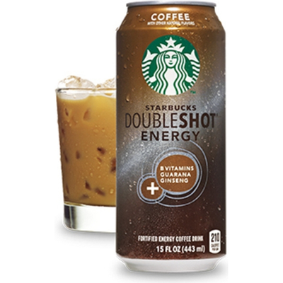 Starbucks Doubleshot Fortified Energy Coffee Drink Mocha 15 oz Can