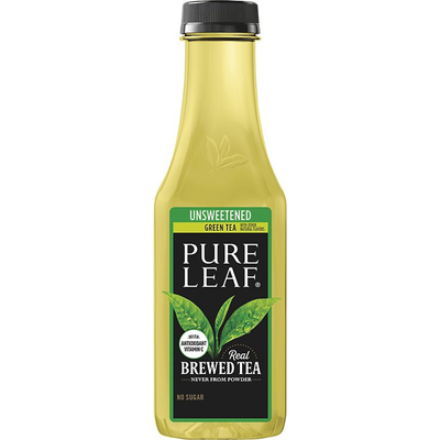 Pure Leaf Unsweet Green Tea 12oz Bottle