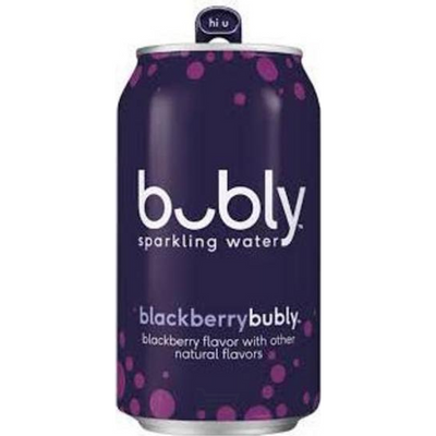 Bubly Blackberry Sparkling Water 16oz Can