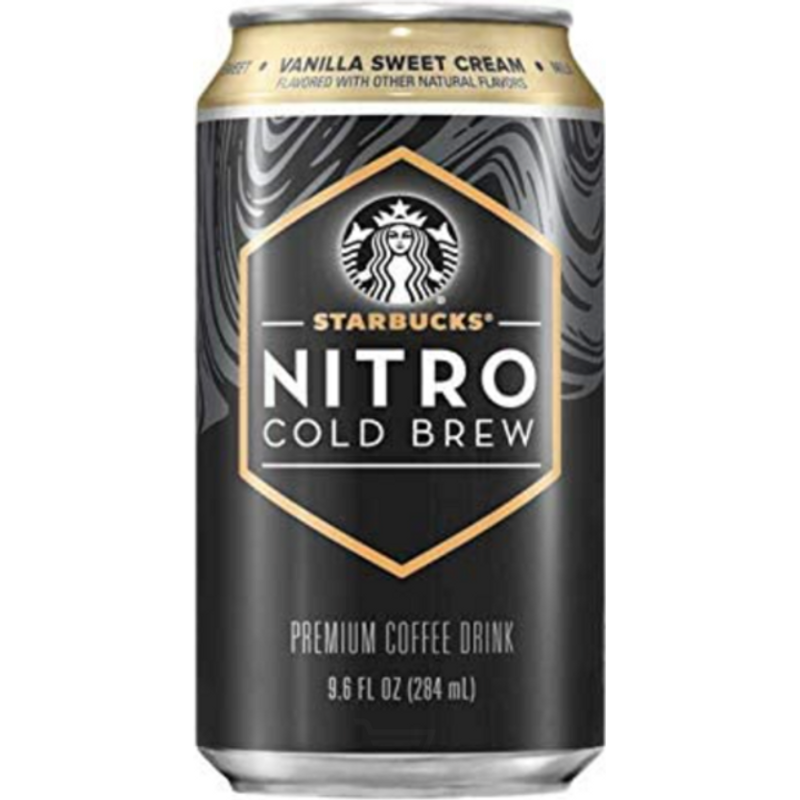 Starbucks Nitro Cold Brew Vanilla Sweet Cream 9.6 oz Can