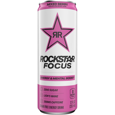 Rockstar Focus Mixed Berry 12oz