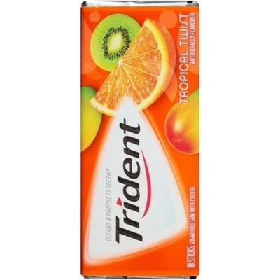Trident Sugar Free Gum Tropical Twist - 14 PC