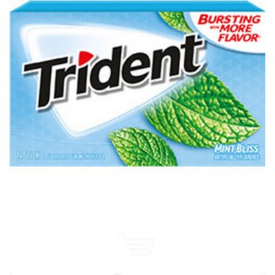 Trident Sugarfree Mint Bliss Gum 14 CT