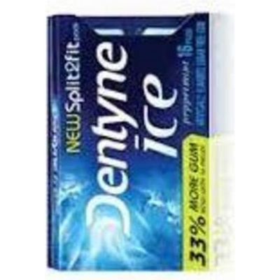 Dentyne Fire Sugar Free Gum Peppermint - Split 2 Fit Pack 24g