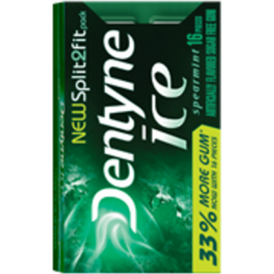 Dentyne Ice Sugarfree Spearmint Gum 16 CT