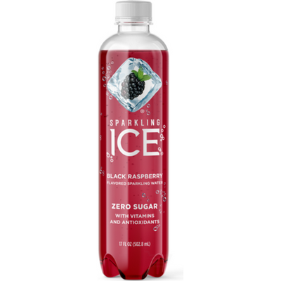 Sparkling Ice Black Raspberry - with Antioxidants and Vitamins 17 oz Bottle