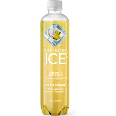 Sparkling Ice Coconut Pineapple - with Antioxidants and Vitamins 17 oz Bottle