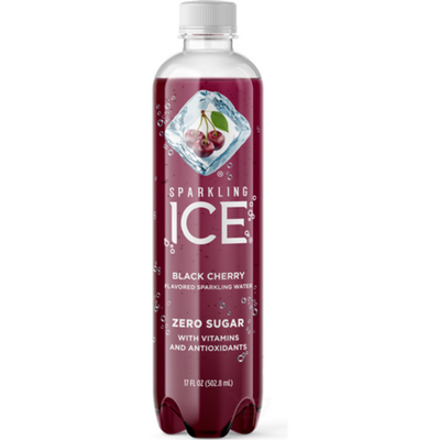 Sparkling Ice Black Cherry - with Antioxidants and Vitamins 17 oz Bottle