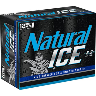 Natural Ice 12 Pack 12 oz Cans