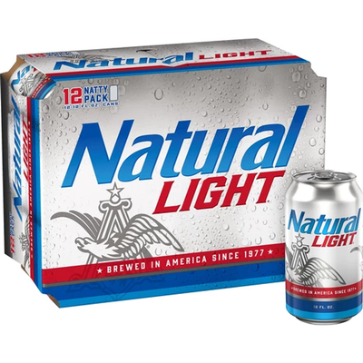 Natural Light 12 Pack 12 oz Cans