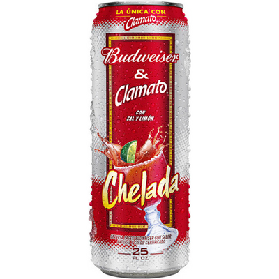 Budweiser Chelada Beer 25oz Can