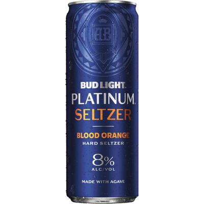 Bud Light Platinum Seltzer Blood Orange 25oz Can