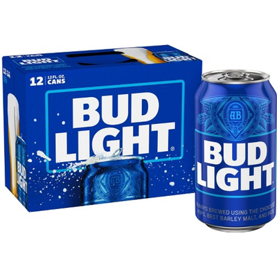 Bud Light 12 Pack 12 oz Cans
