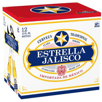 Estrella Jalisco Beer 12 Pack 12 oz Bottles