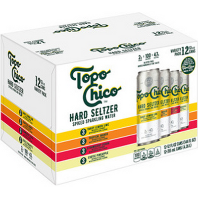 Topo Chico Hard Seltzer Variety 12 Pack 12oz Cans