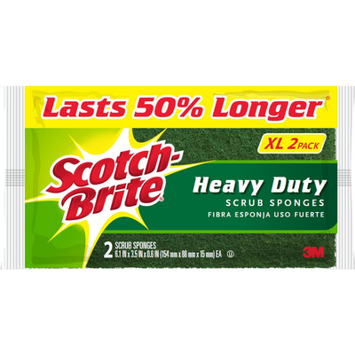 Scotch-Brite Heavy Duty Scrub Sponge 2oz Count
